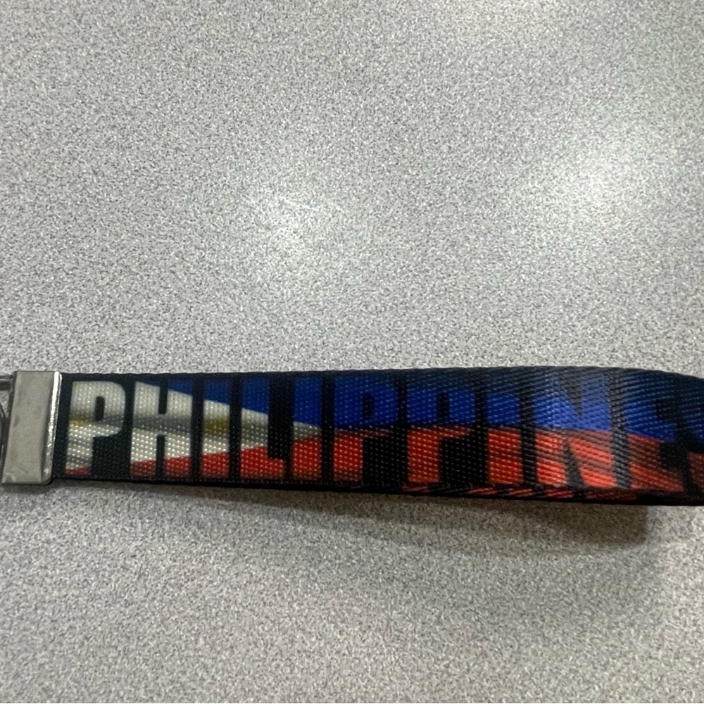 Philippines Flag Design Men's Belt